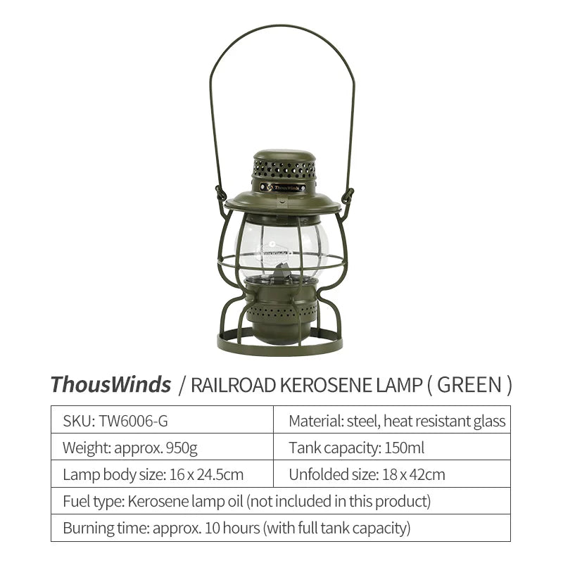 ThousWinds Railroad Camping Lantern Outdoor Lights Emotion Vintage Kerosene Oil Lamp for Travel Picnic Lighting Camping Supplies - Fiesta VelloreThousWinds Railroad Camping Lantern Outdoor Lights Emotion Vintage Kerosene Oil Lamp for Travel Picnic Lighting Camping SuppliesFiesta VelloreFiesta Vellore175214255;20251225;17666217212rZz2TW6006 - GSe5949bcdc9824af1bc9174778b175e7bt