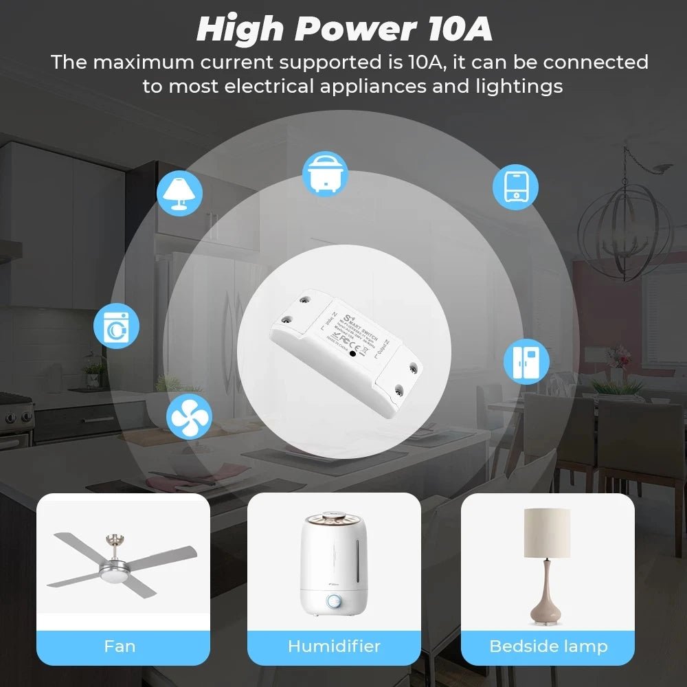 TUYA Smart WiFi Wireless Light Switch Universal DIY Module for Smart Home Automation Solution Works with Alexa Google Home - Fiesta VelloreTUYA Smart WiFi Wireless Light Switch Universal DIY Module for Smart Home Automation Solution Works with Alexa Google HomeFiesta VelloreFiesta Vellore175212226;20251225;17666216561EZ8EblackS909fae0c543e4ee0b28430c7e77a78e3x
