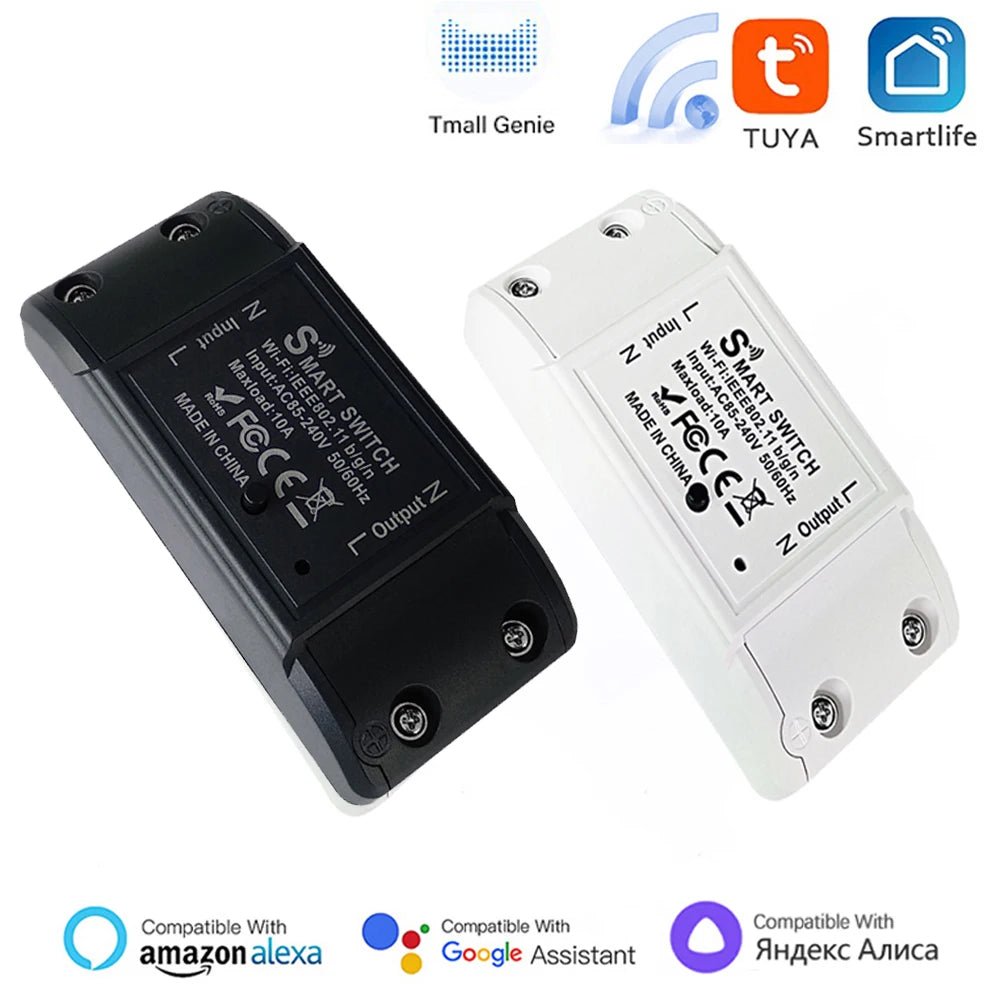 TUYA Smart WiFi Wireless Light Switch Universal DIY Module for Smart Home Automation Solution Works with Alexa Google Home - Fiesta VelloreTUYA Smart WiFi Wireless Light Switch Universal DIY Module for Smart Home Automation Solution Works with Alexa Google HomeFiesta VelloreFiesta Vellore175212226;20251225;17666216561EZ8EblackS2e07ba7ddd7a4b4983f053f089b0ddebB