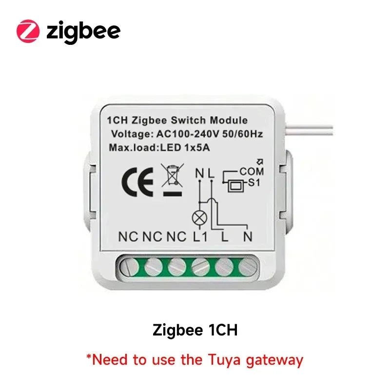 Tuya Wifi/ZigBee Smart Switch Module 1 - 4CH NeutralWire Required Smart Home DIY Light Breaker Works with Alexa Google Home - Fiesta VelloreTuya Wifi/ZigBee Smart Switch Module 1 - 4CH NeutralWire Required Smart Home DIY Light Breaker Works with Alexa Google HomeFiesta VelloreFiesta Vellore175212111;20251225;1766621652Txlr5ZGB 1CHS60aae54c8a054989bb8e32bf05cd7e2aZ