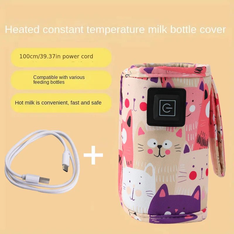 USB Milk Water Warmer Travel Stroller Insulated Bag Baby Nursing Bottle Heater Supplies for Outdoor botella de agua para niños - Fiesta VelloreUSB Milk Water Warmer Travel Stroller Insulated Bag Baby Nursing Bottle Heater Supplies for Outdoor botella de agua para niñosFiesta VelloreFiesta Vellore175190928;20251224;1766599891PmvrBCat PinkS833637cfc286409798bd745d97320f8dL