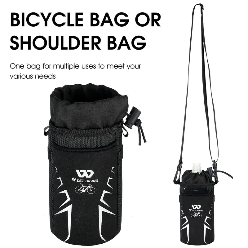 WEST BIKING Bicycle Bag Insulated Water Bottle Container Drawstring Kettle Cup Holder Cycling Reflective Portable Bicycle Bag - Fiesta VelloreWEST BIKING Bicycle Bag Insulated Water Bottle Container Drawstring Kettle Cup Holder Cycling Reflective Portable Bicycle BagFiesta VelloreFiesta Vellore175190862;20251224;1766599890jHYURKettle BagUnited StatesH9b3c3014c7af4831b736b36ee4fb63b8f